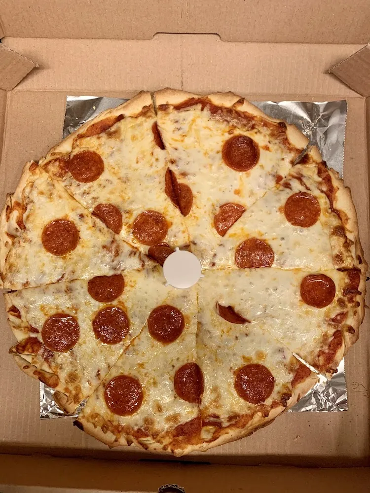Flat Bread Cheese & Pepperoni Pizza